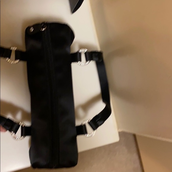 NWOT barrel roll evening bag. Embellished handles - Picture 2 of 5